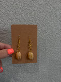 Gold Shell Earrings