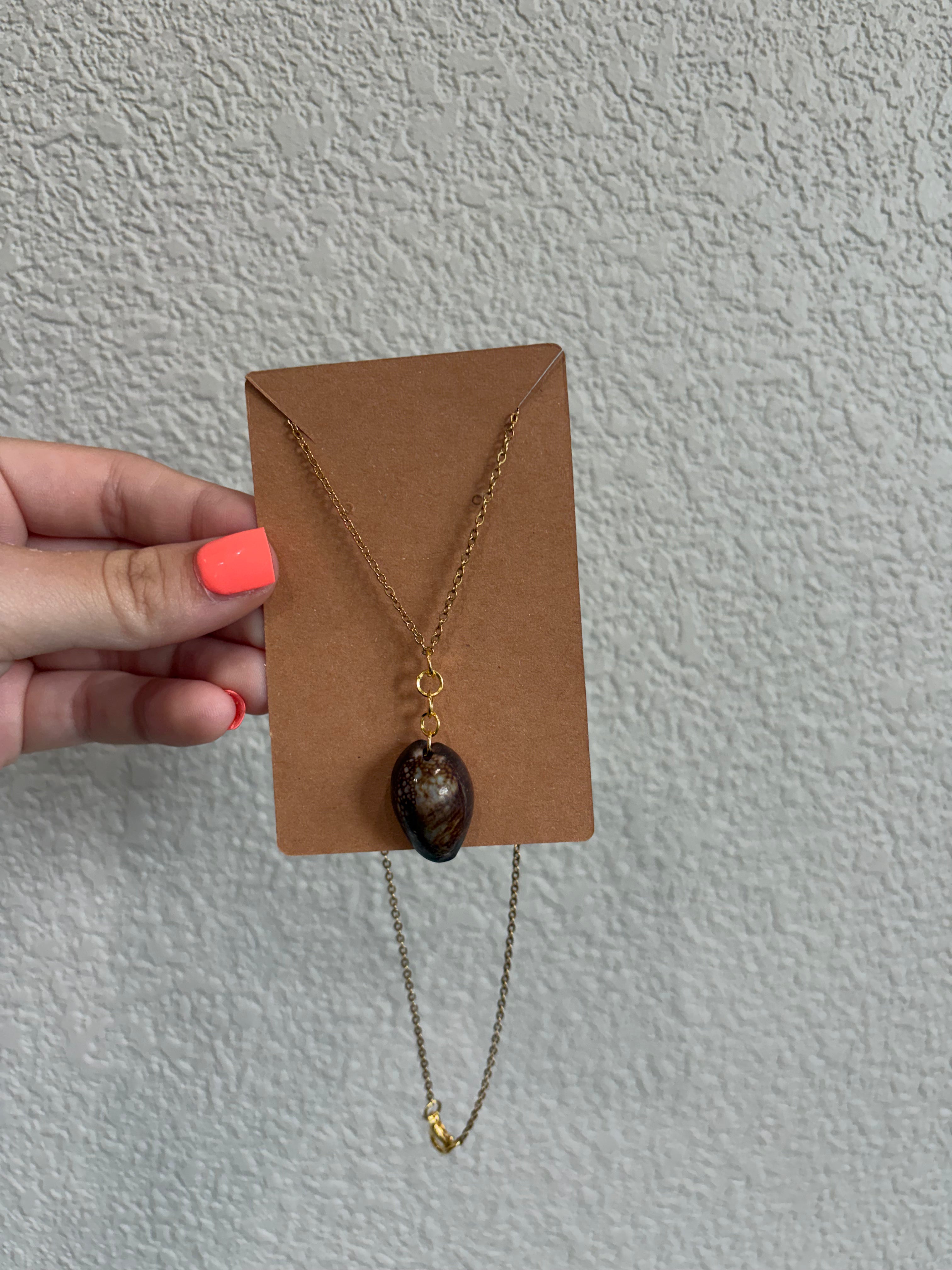 Brown Shell Necklace